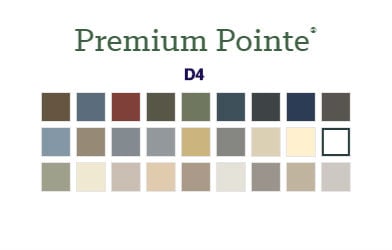 Premium Pointe Color Options